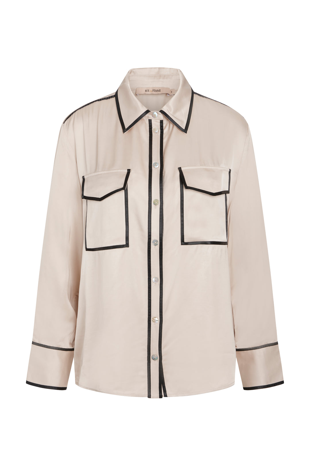 Rue de Femme Louanne Skjorte SHIRTS 156 Vanilla cream