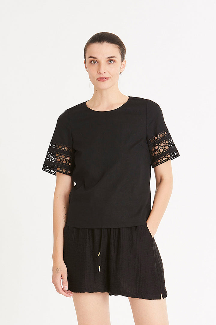 Rue de Femme Marcia bluse BLOUSE Sort