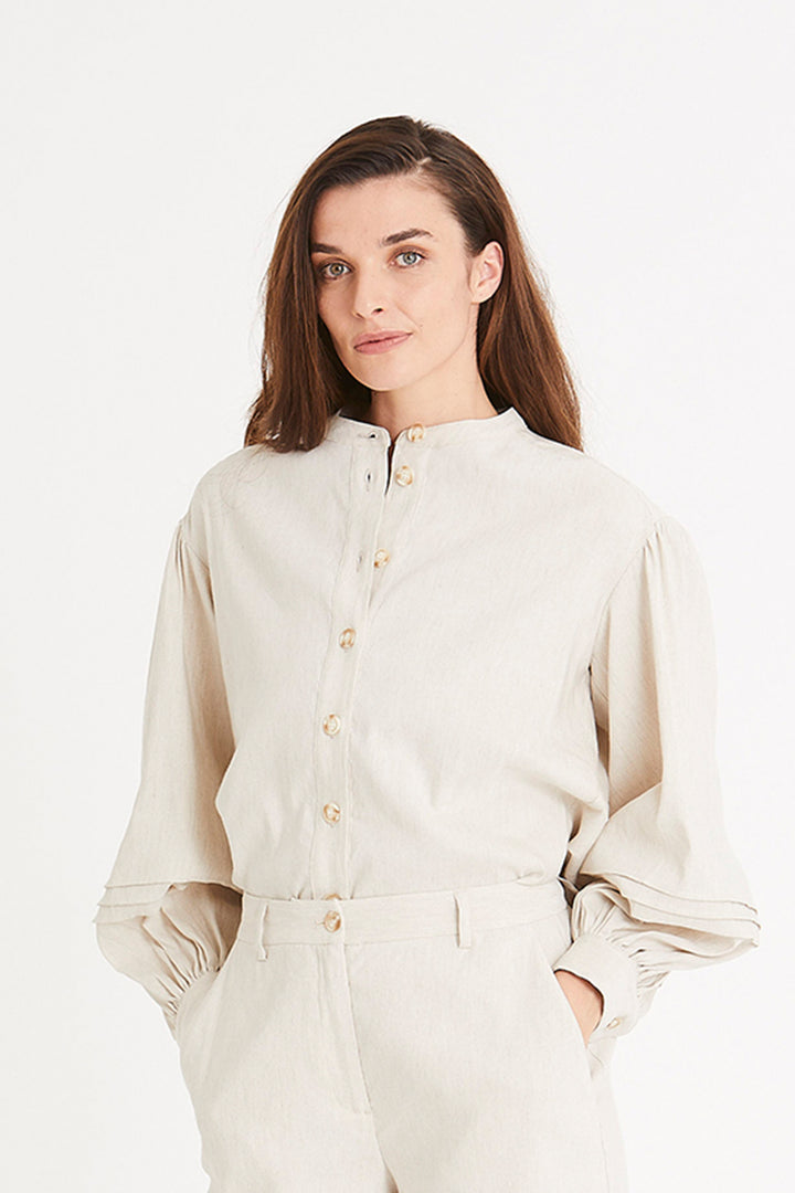 Rue de Femme Melvin skjorte SHIRTS 156 Vanilla cream