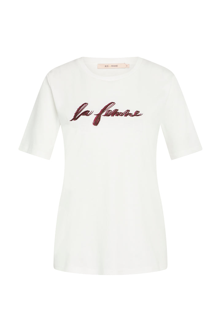 Rue de Femme Natacha T-shirt T-SHIRTS 02 Off white