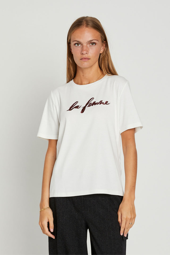 Rue de Femme Natacha T-shirt T-SHIRTS 02 Off white