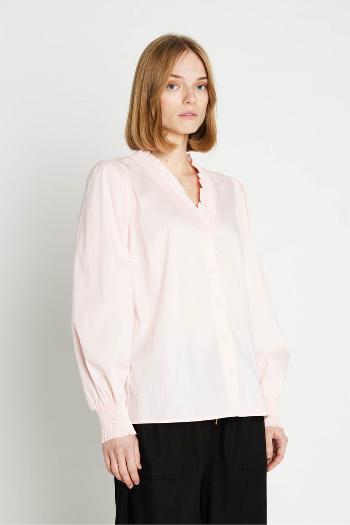 Rue de Femme New Calix skjorte SHIRTS 368 Salmon rose