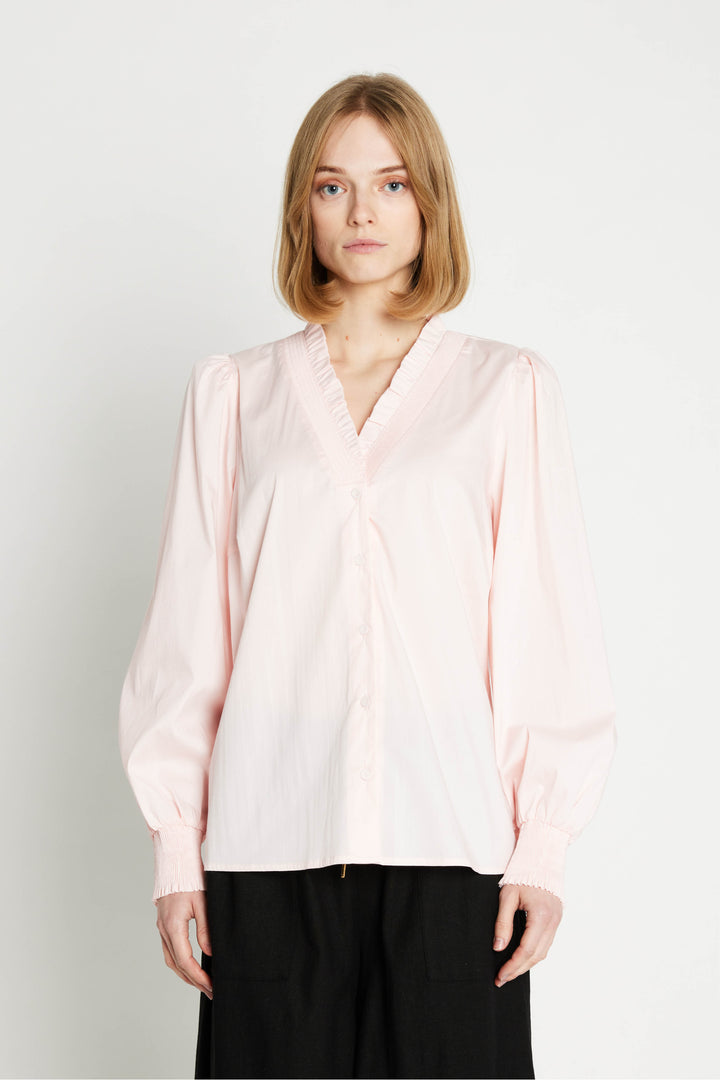 Rue de Femme New Calix skjorte SHIRTS 368 Salmon rose