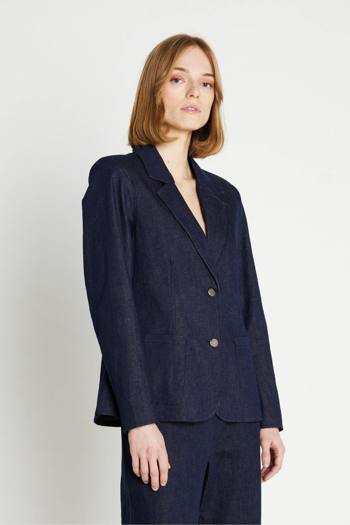 Rue de Femme New Kasumi blazer BLAZERJACKETS 200 Blue denim