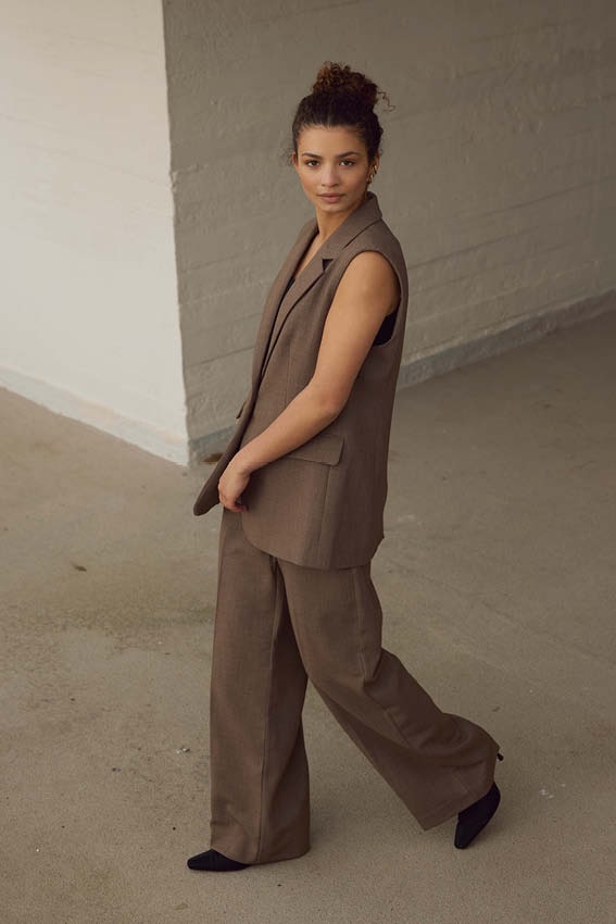 Rue de Femme New Mea bukser TROUSERS 193 Teak