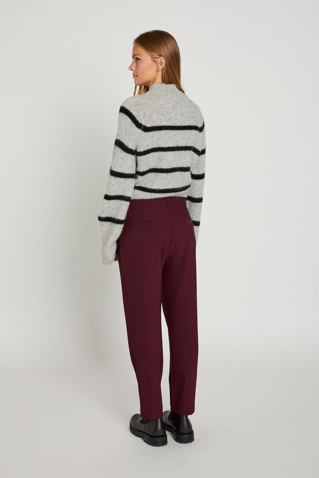 Rue de Femme Olana Bukser TROUSERS 350 Raspberry wine