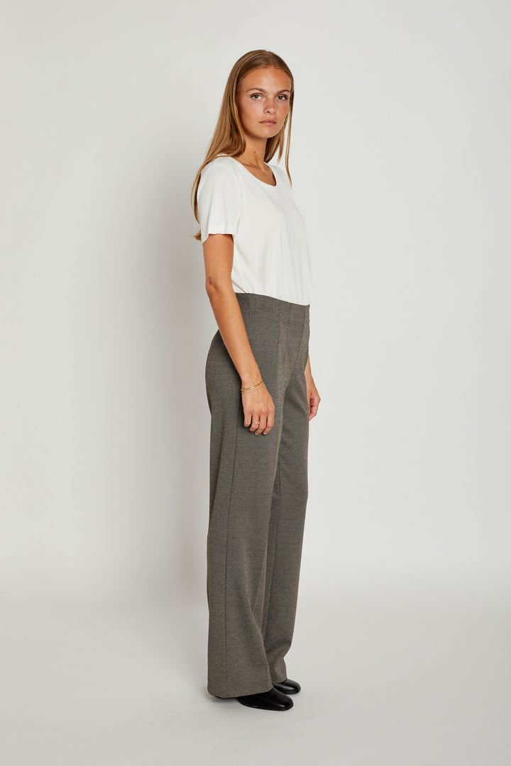 Rue de Femme Olana Wide Bukser TROUSERS 45 Bitter chocolate