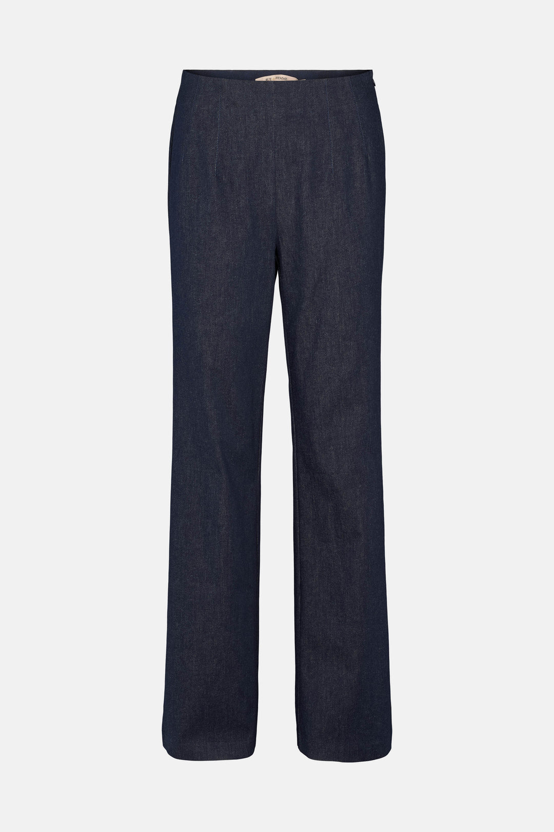 Rue de Femme Olana wide bukser TROUSERS 200 Blue denim