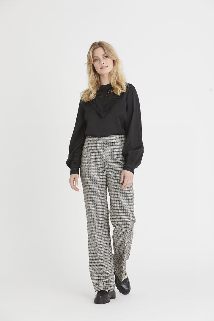 Rue de Femme Olana wide pants RdF TROUSERS 20 Black