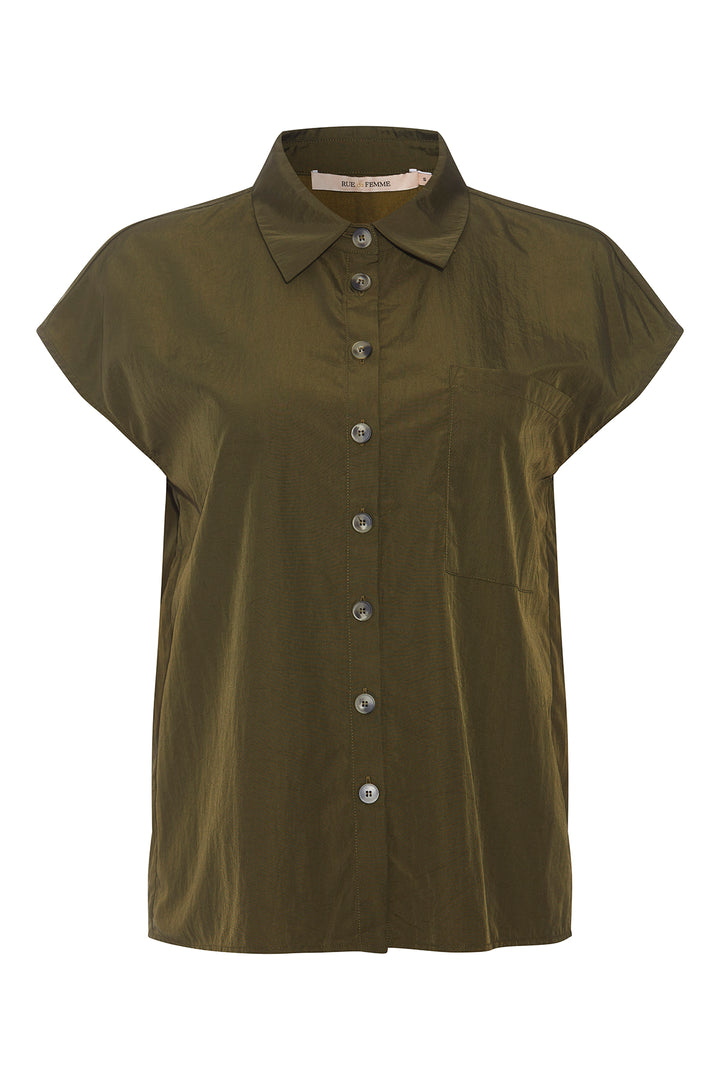 Rue de Femme Parisia skjorte SHIRTS 593 Treetop