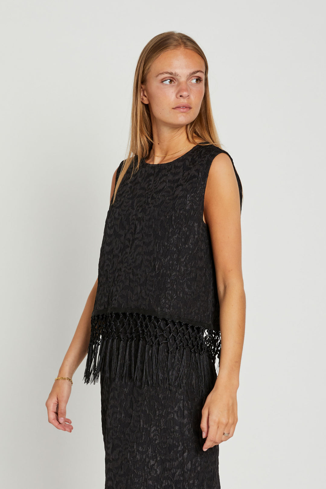 Rue de Femme Paulette top TOPS Sort