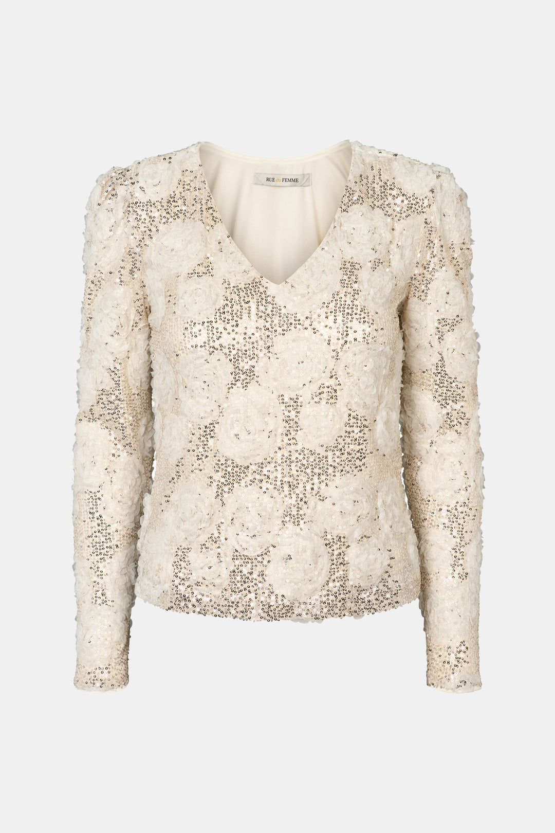 Rue de Femme RDEdda vendbar bluse BLOUSE 02 Off white
