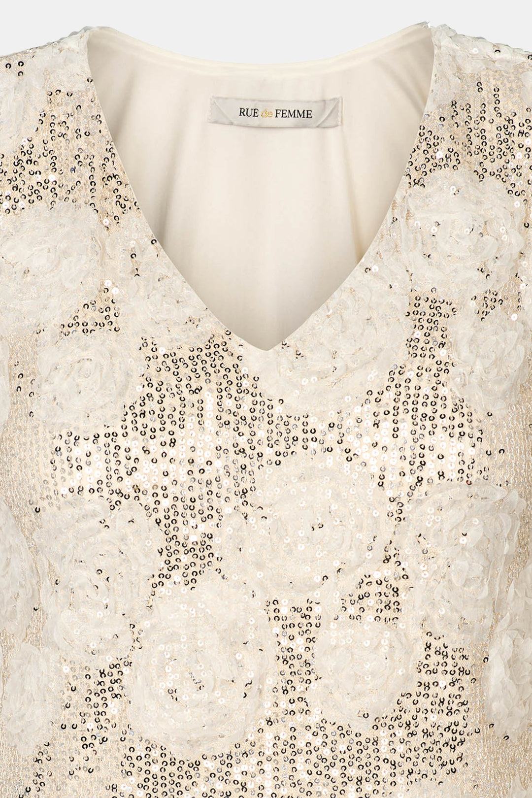 Rue de Femme RDEdda vendbar bluse BLOUSE 02 Off white