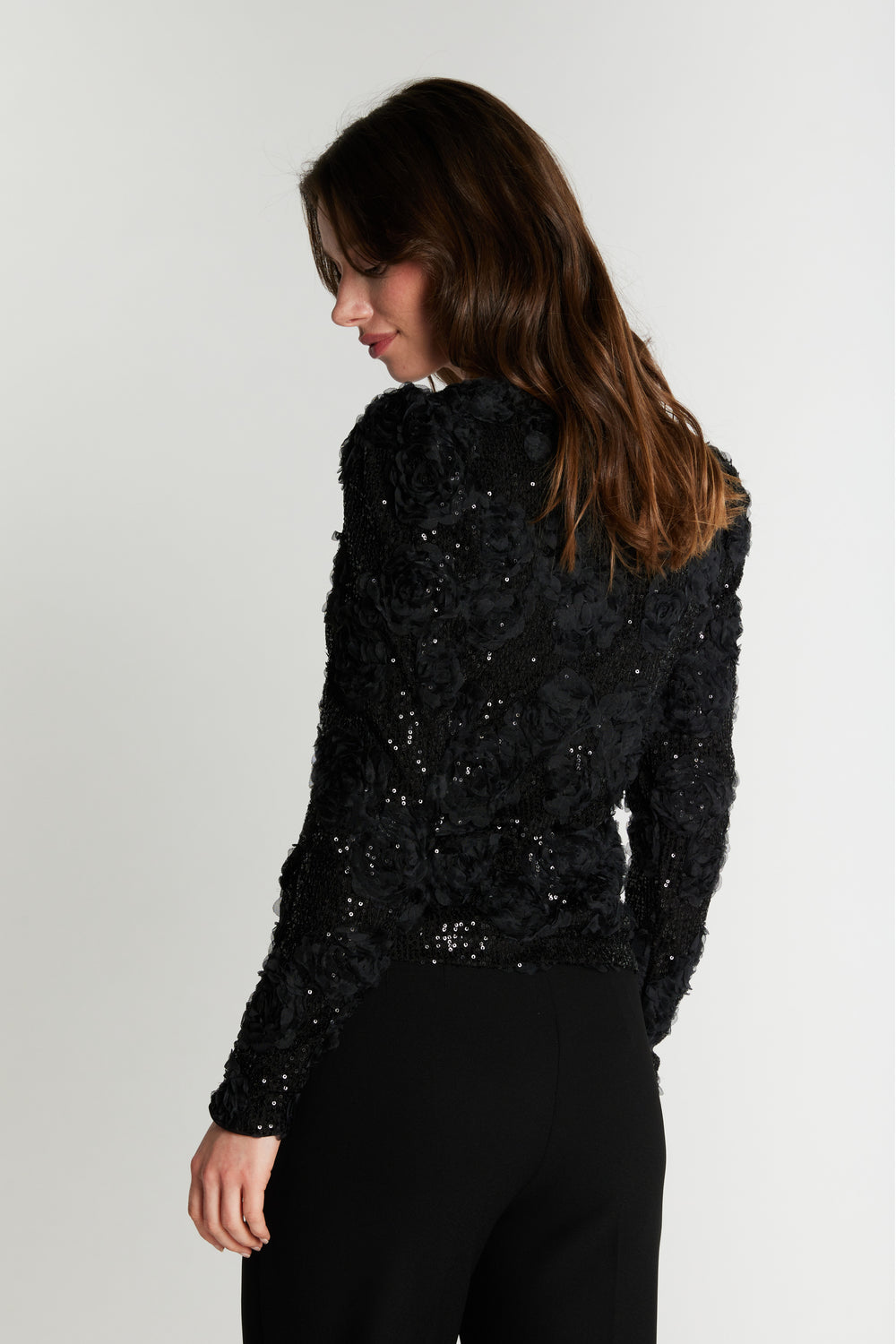 Rue de Femme RDEdda vendbar bluse BLOUSE Sort