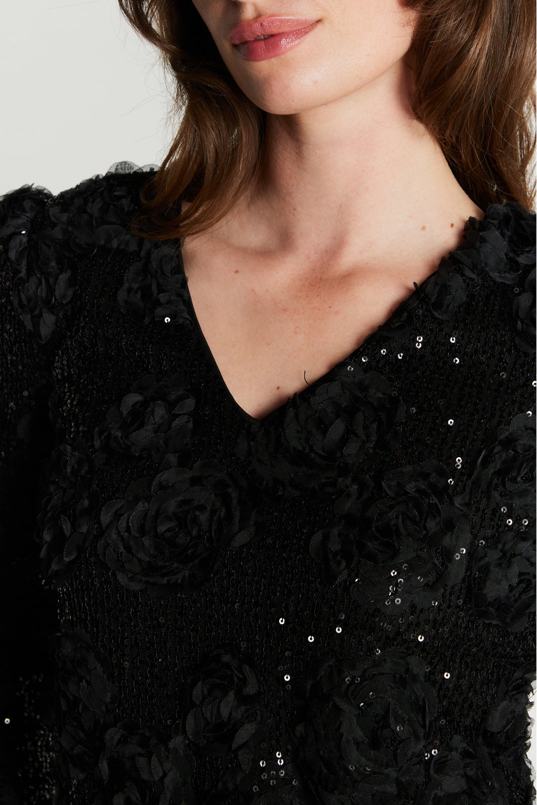 Rue de Femme RDEdda vendbar bluse BLOUSE Sort