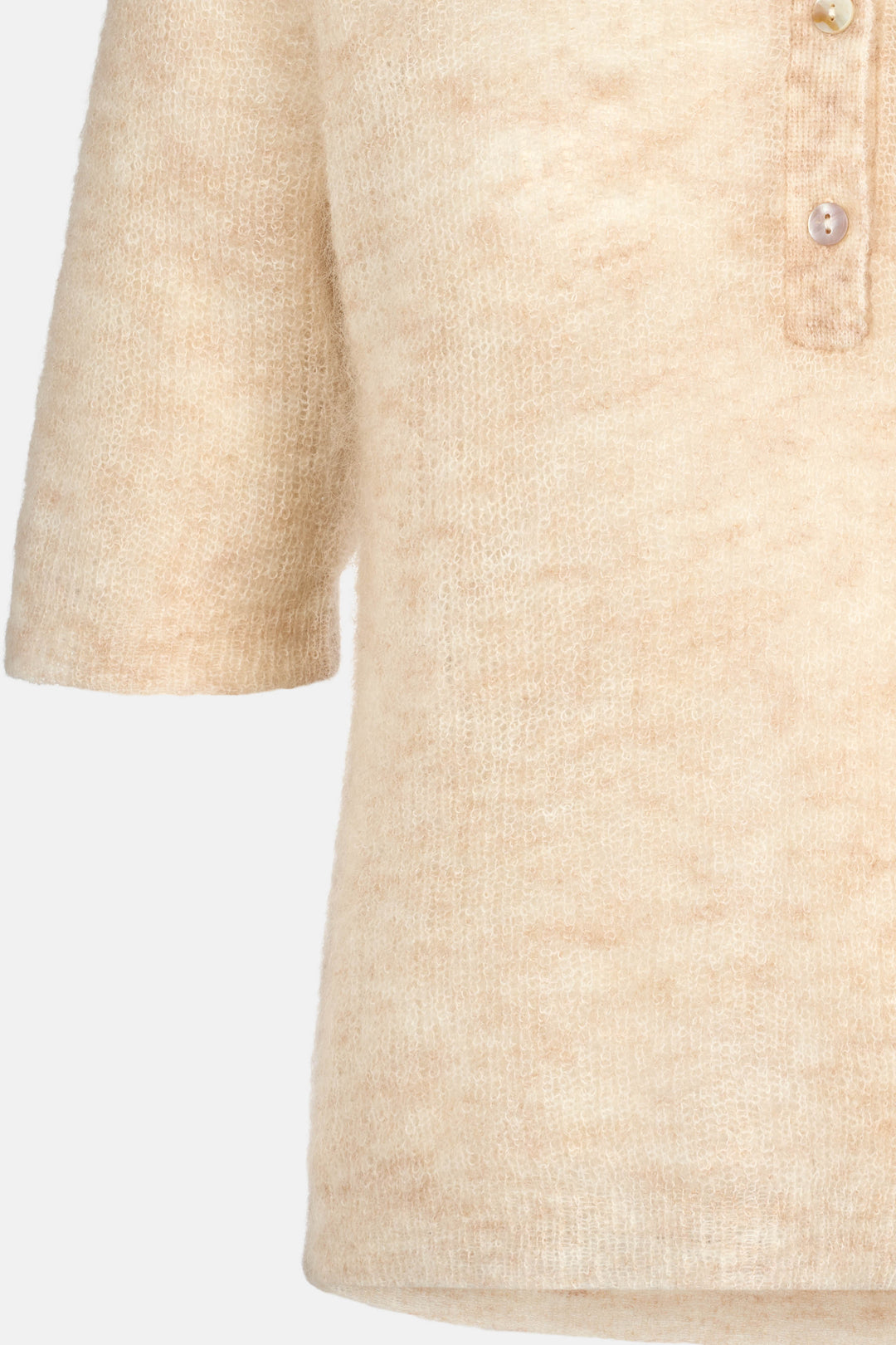 Rue de Femme RDFAcacia polostrik KNITWEAR, HEAVY 02 Off white melange