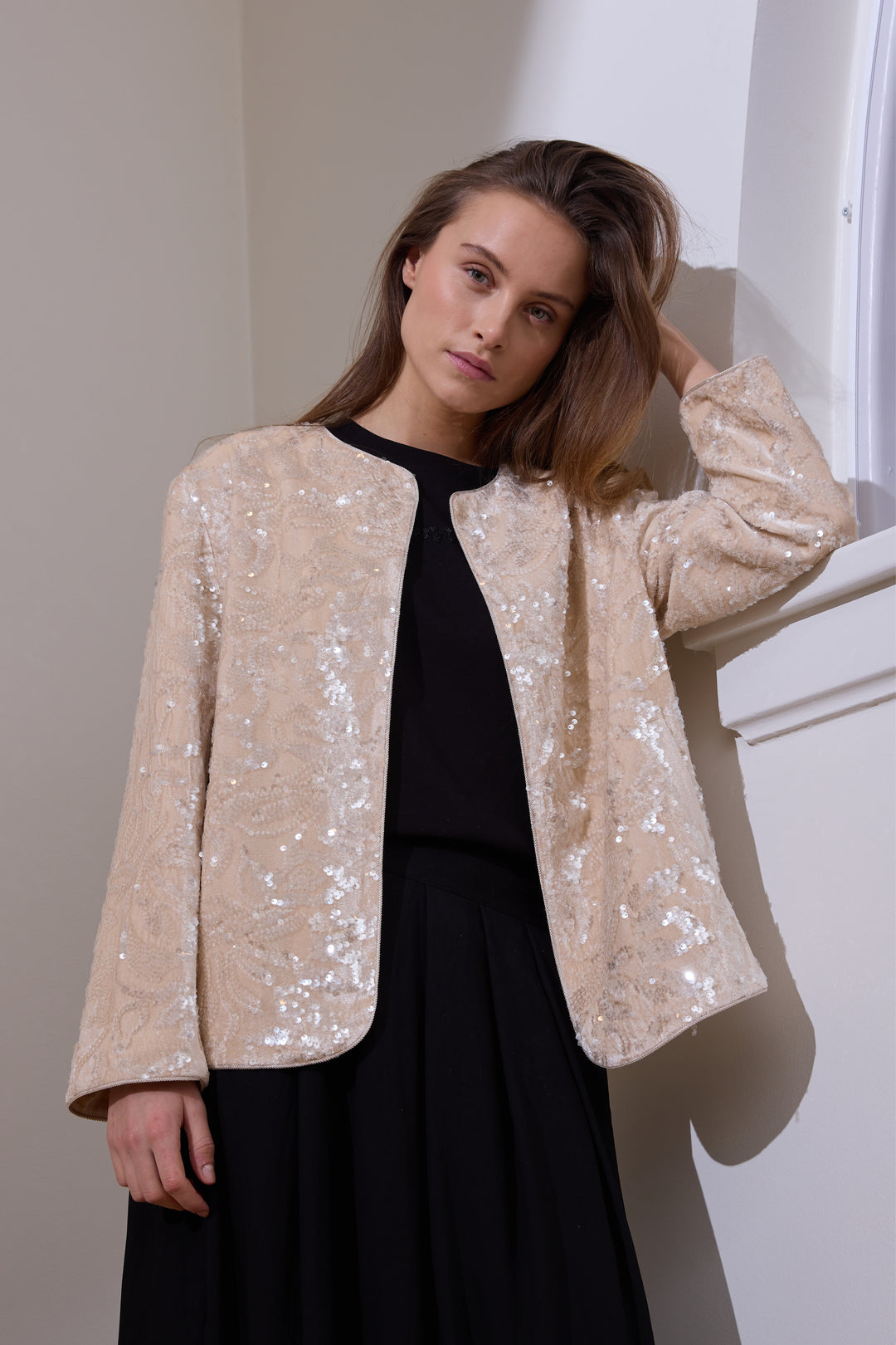 Rue de Femme RDFAdalyn jakke OUTERWEAR, LIGHT 156 Vanilla cream