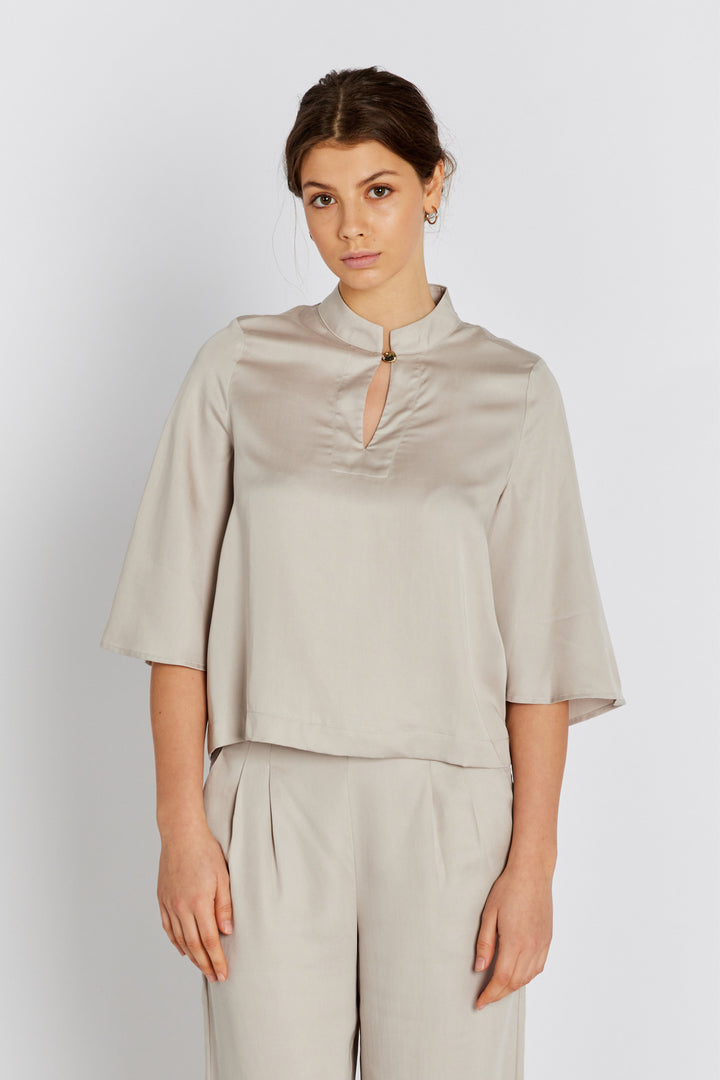 Rue de Femme RDFAisling bluse BLOUSE 422 Concrete