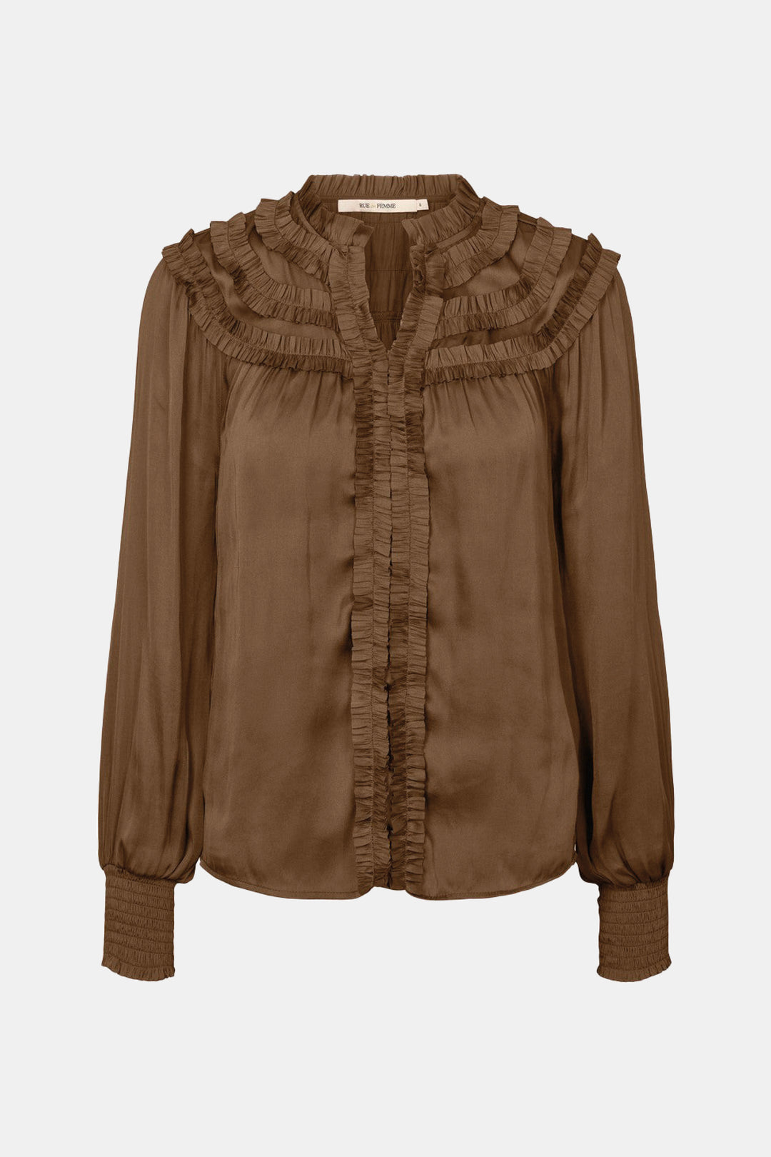 Rue de Femme RDFAlba bluse BLOUSE 197 Brown sugar