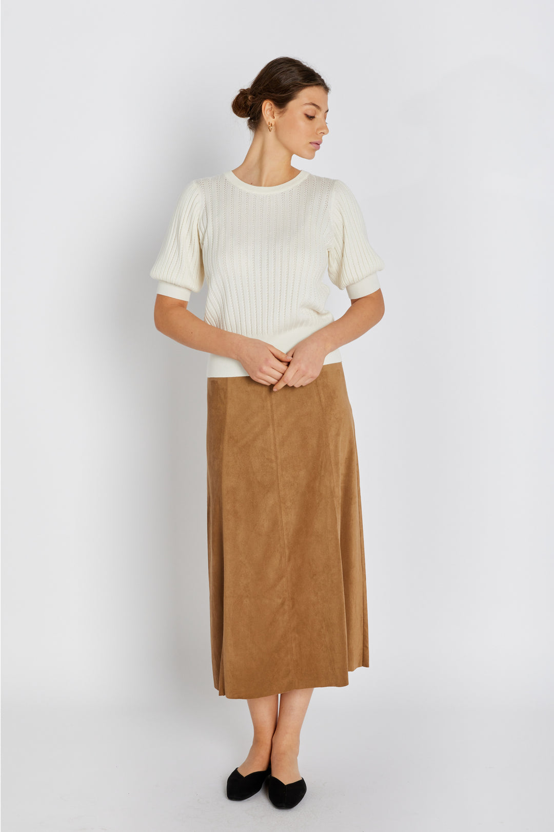 Rue de Femme RDFAledra nederdel SKIRTS 535 Khaki