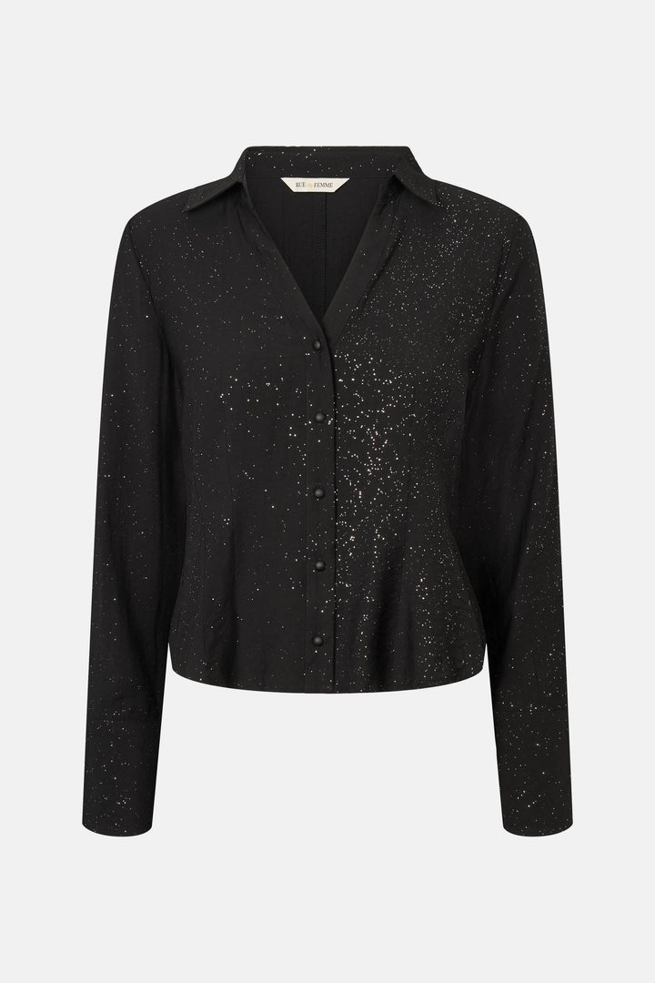 Rue de Femme RDFAlexis skjorte SHIRTS Sort