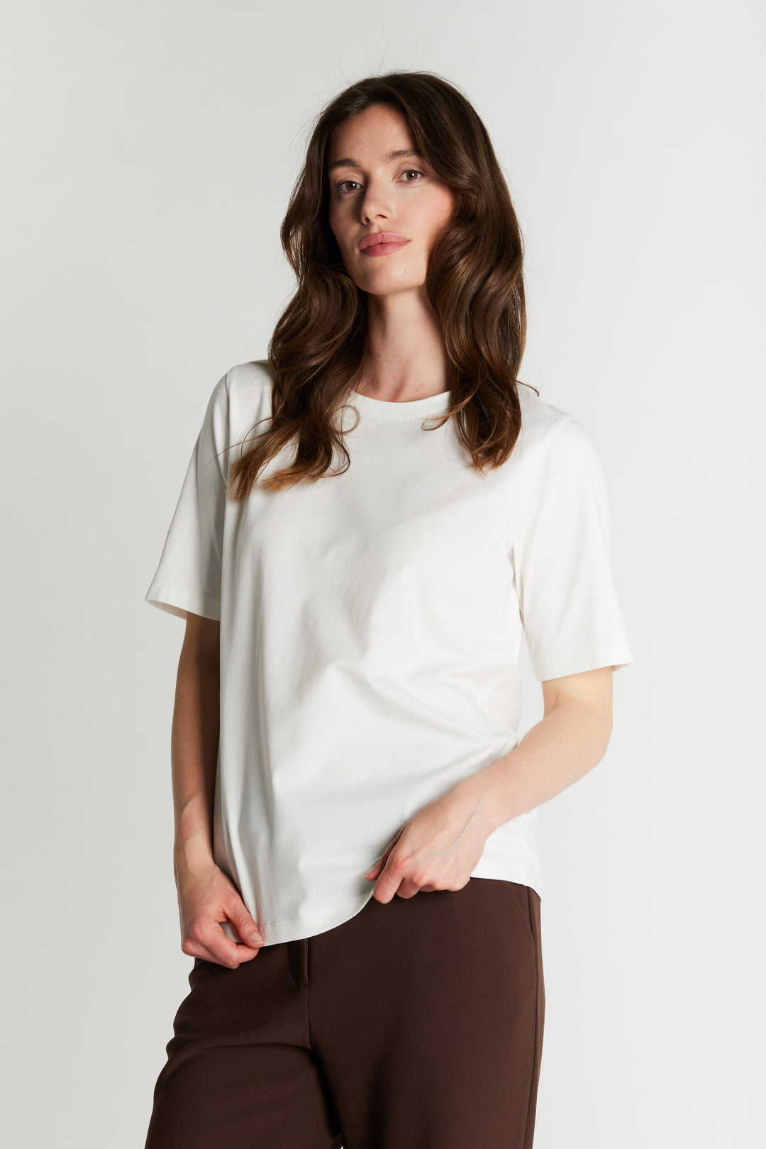 Rue de Femme RDFAlvinaEssential T-shirt T-SHIRTS 01 White