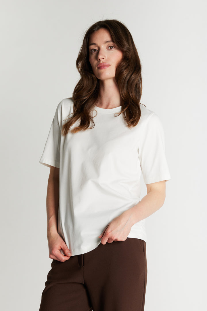 Rue de Femme RDFAlvinaEssential T-shirt T-SHIRTS 01 White
