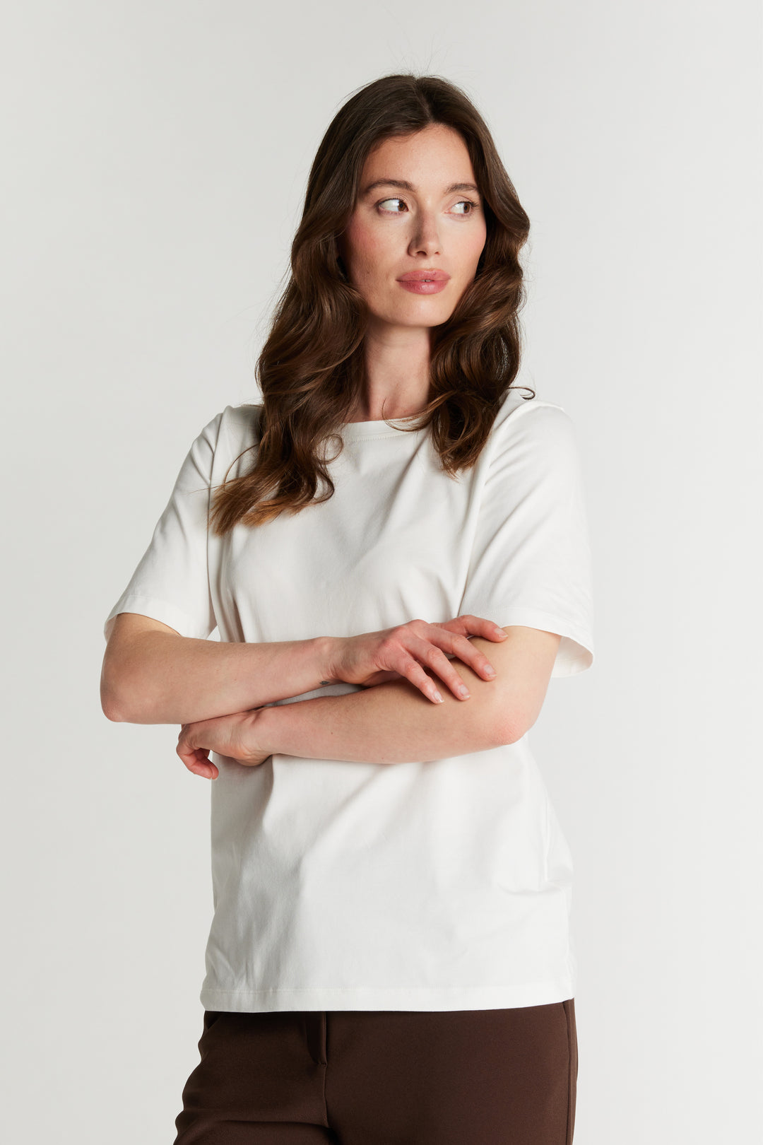 Rue de Femme RDFAlvinaEssential T-shirt T-SHIRTS 01 White