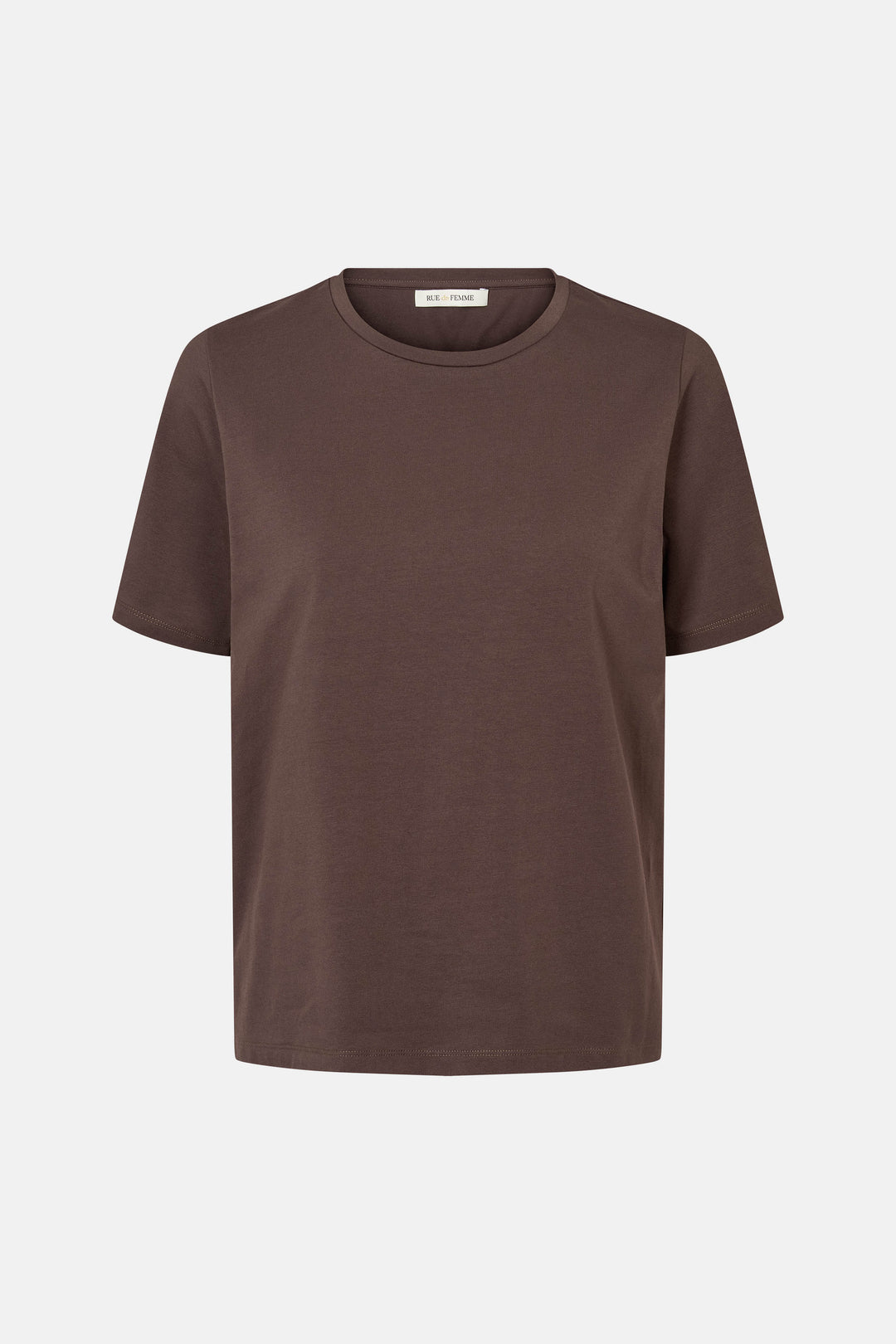 Rue de Femme RDFAlvinaEssential T-shirt T-SHIRTS 194 Chocolat