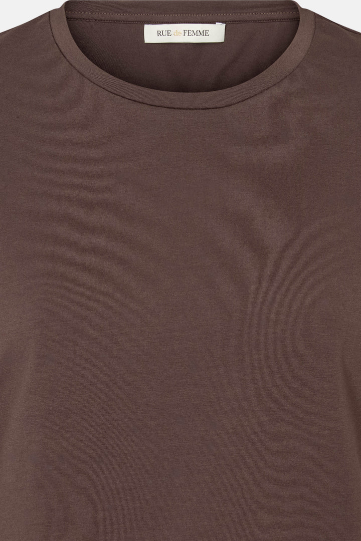 Rue de Femme RDFAlvinaEssential T-shirt T-SHIRTS 194 Chocolat