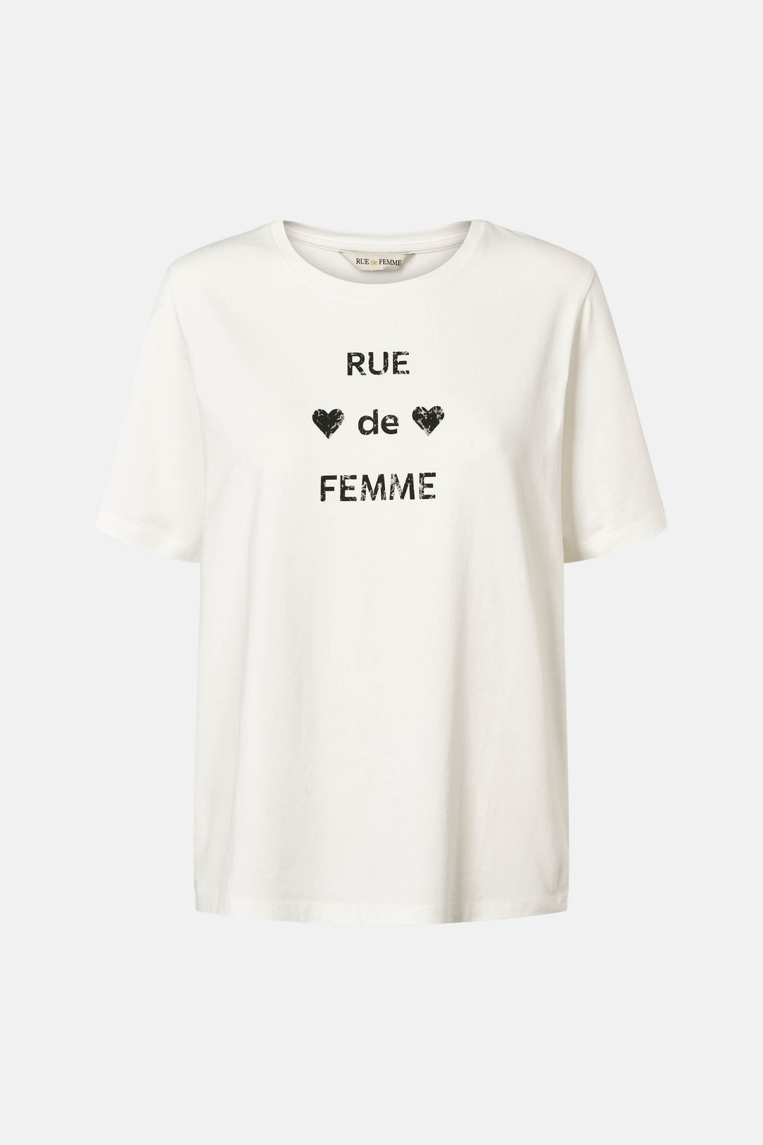 Rue de Femme RDFAlvinaHeart T-shirt T-SHIRTS 01 White