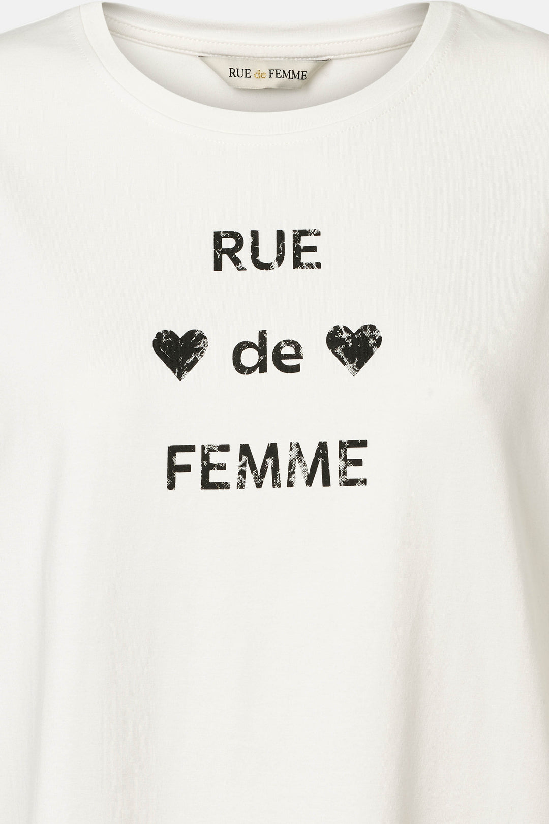 Rue de Femme RDFAlvinaHeart T-shirt T-SHIRTS 01 White