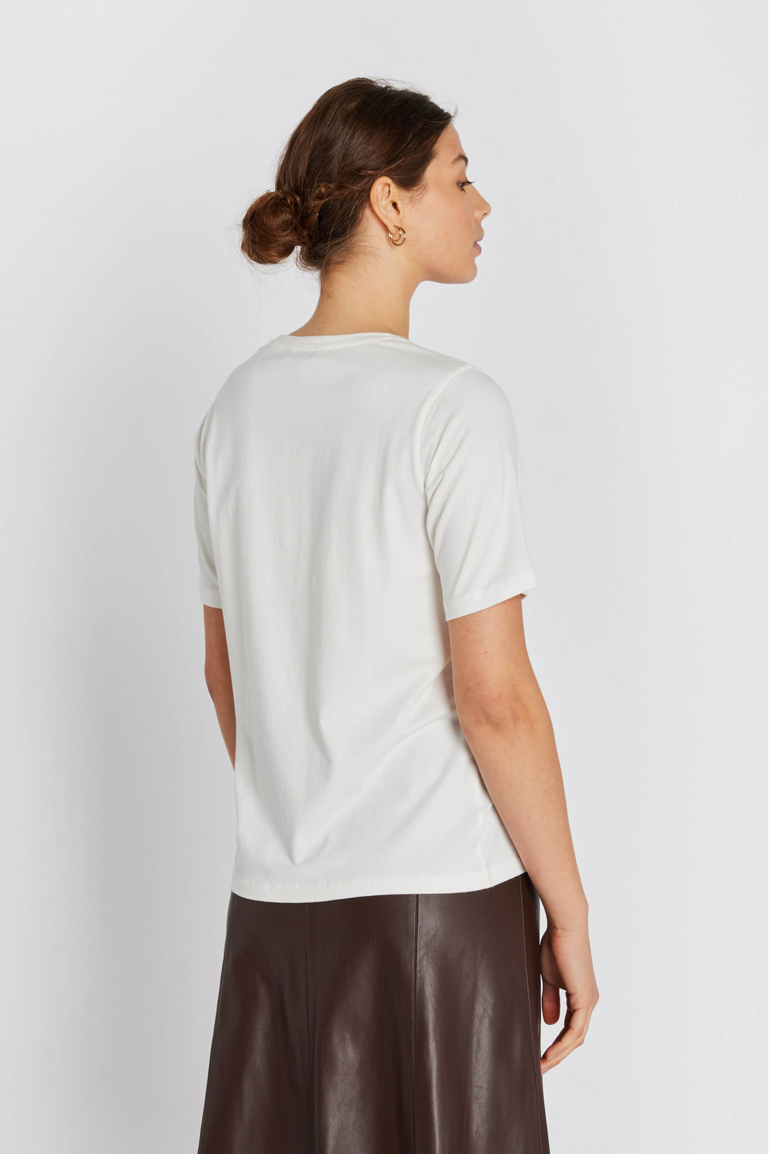 Rue de Femme RDFAlvinaSiv T-shirt T-SHIRTS 01118 White-Light sand