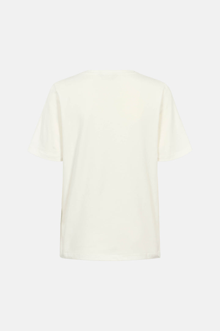 Rue de Femme RDFAlvinaSiv T-shirt T-SHIRTS 01194 White-Chocolat