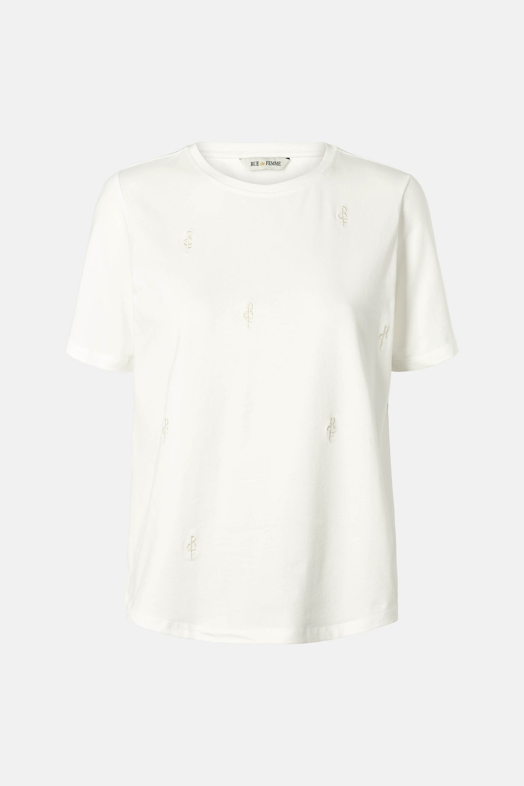 Rue de Femme RDFAlvina logo T-shirt T-SHIRTS 02 Off white