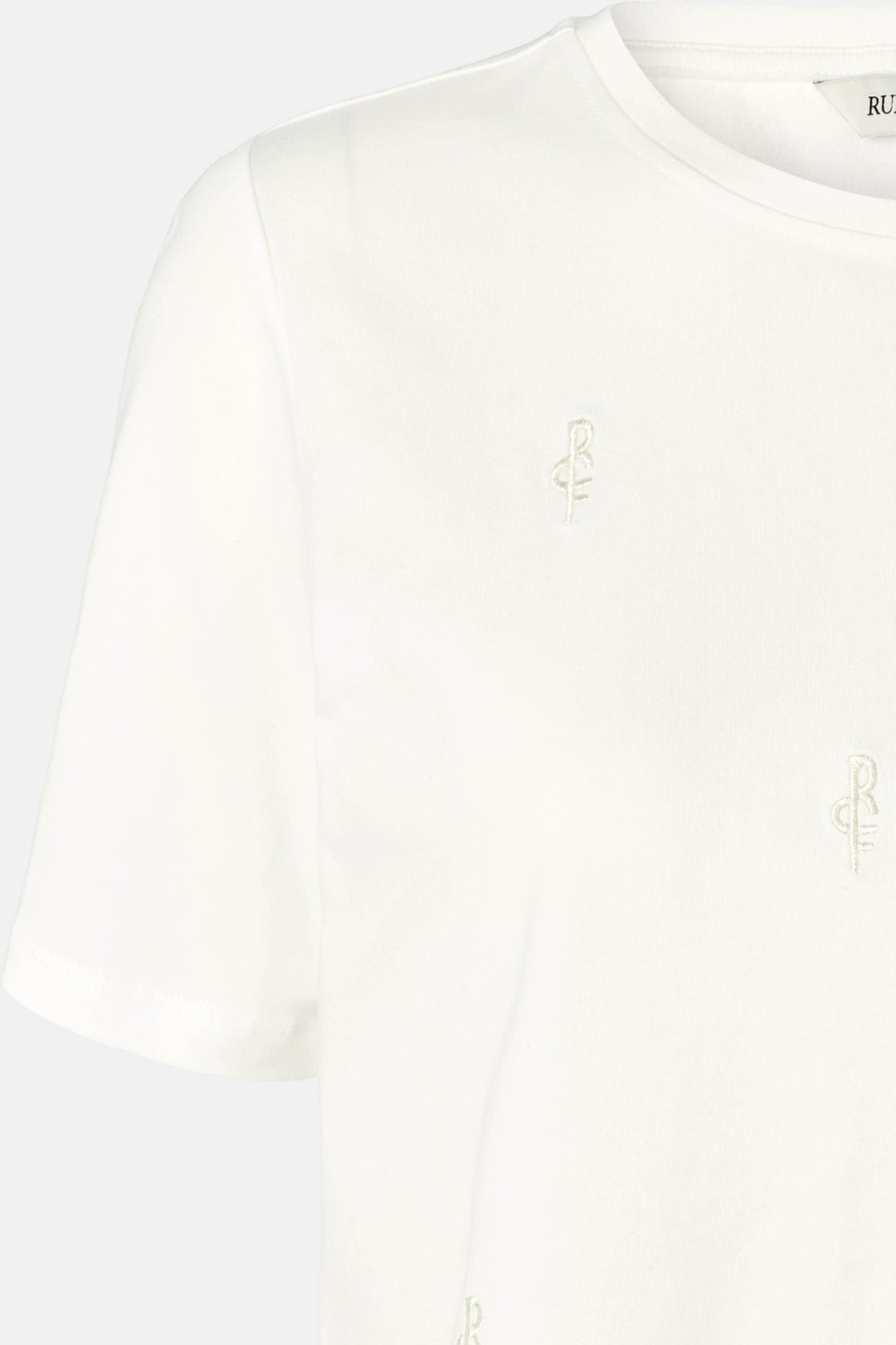 Rue de Femme RDFAlvina logo T-shirt T-SHIRTS 02 Off white