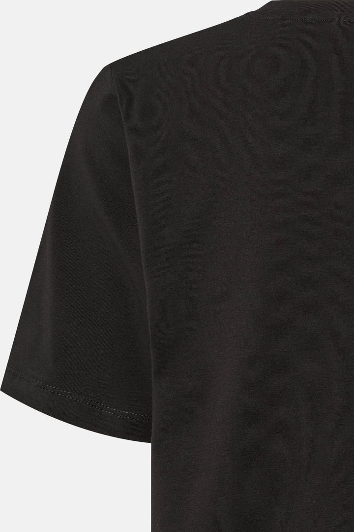 Rue de Femme RDFAlvina logo T-shirt T-SHIRTS Sort