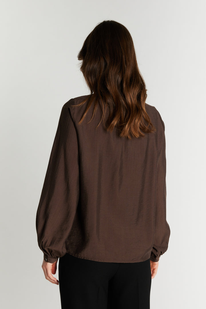 Rue de Femme RDFAnais skjorte SHIRTS 194 Chocolat