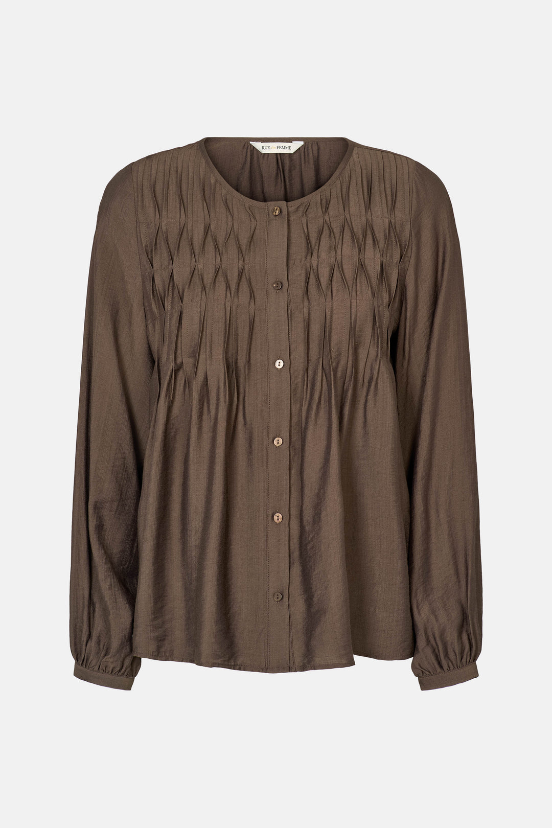 Rue de Femme RDFAnais skjorte SHIRTS 194 Chocolat