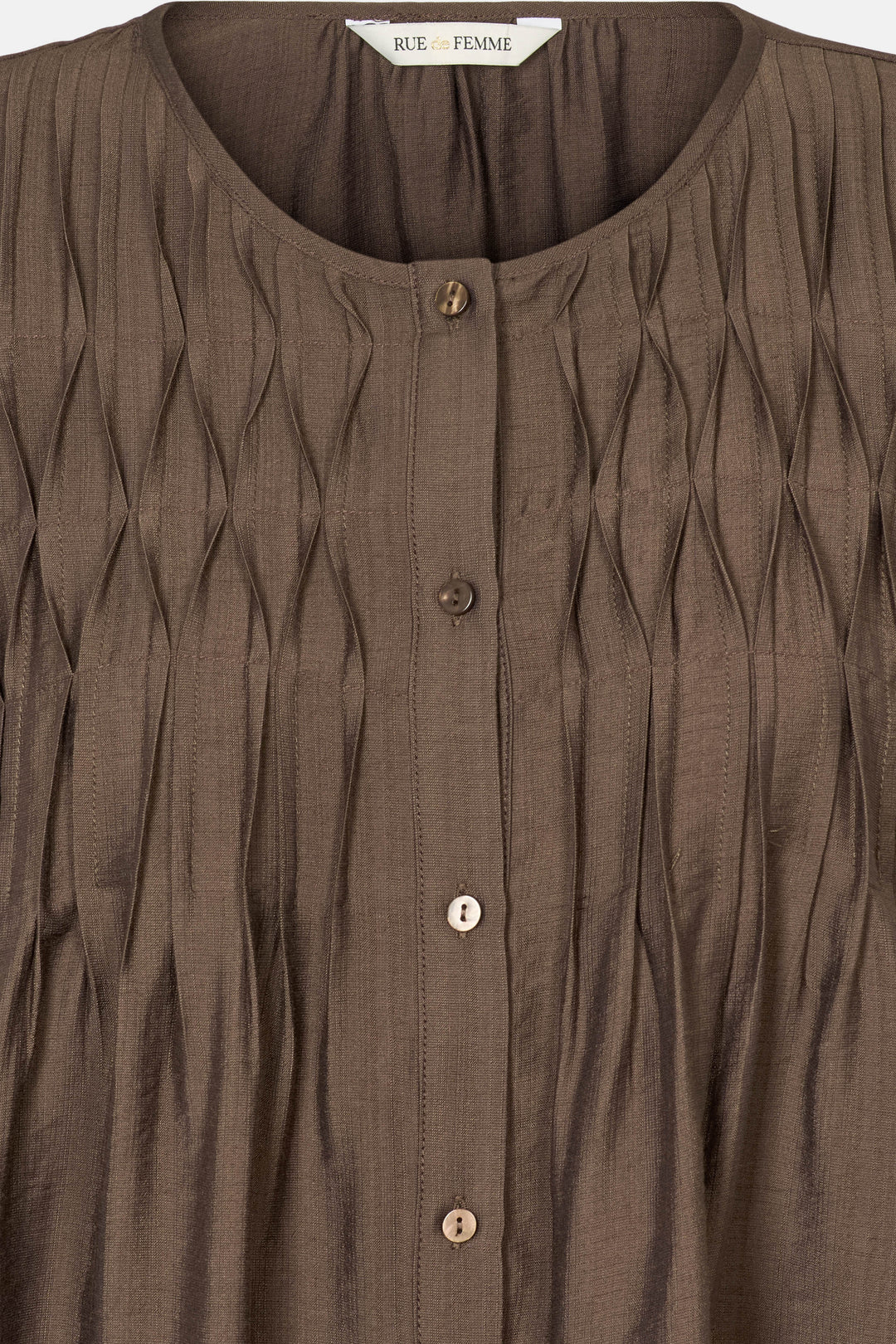 Rue de Femme RDFAnais skjorte SHIRTS 194 Chocolat