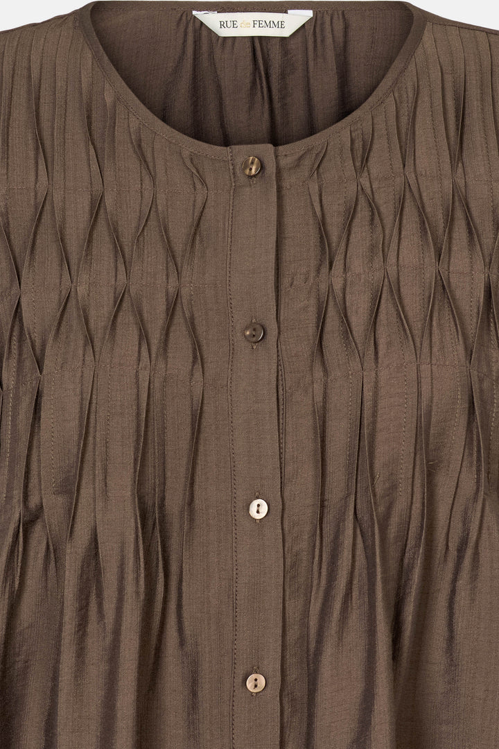 Rue de Femme RDFAnais skjorte SHIRTS 194 Chocolat