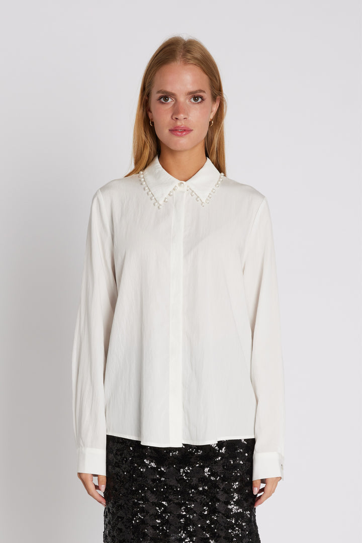 Rue de Femme RDFAnemone skjorte SHIRTS 02 Off white