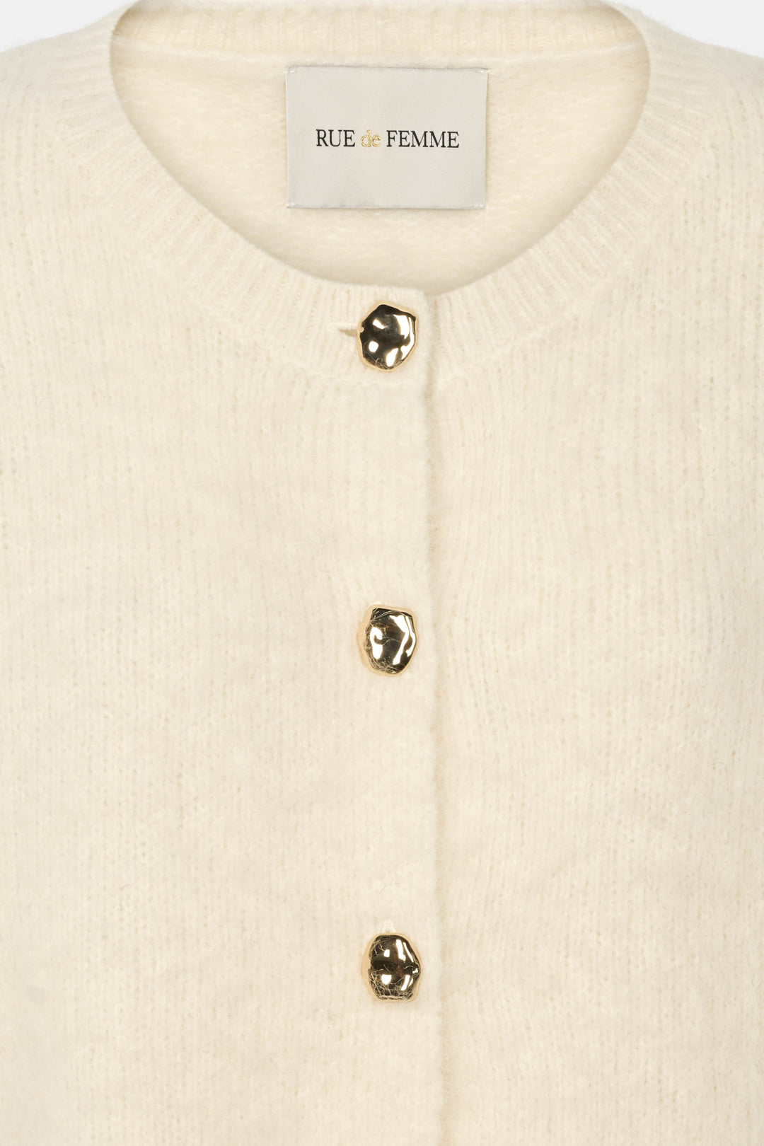 Rue de Femme RDFAnisha strikket cardigan KNITWEAR 02 Off white