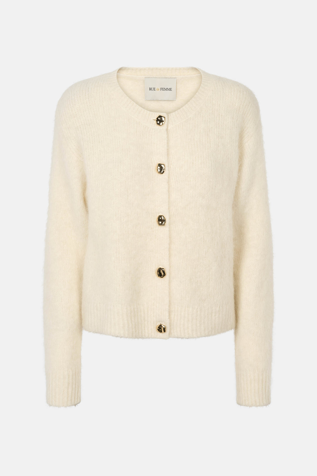 Rue de Femme RDFAnisha strikket cardigan KNITWEAR 02 Off white