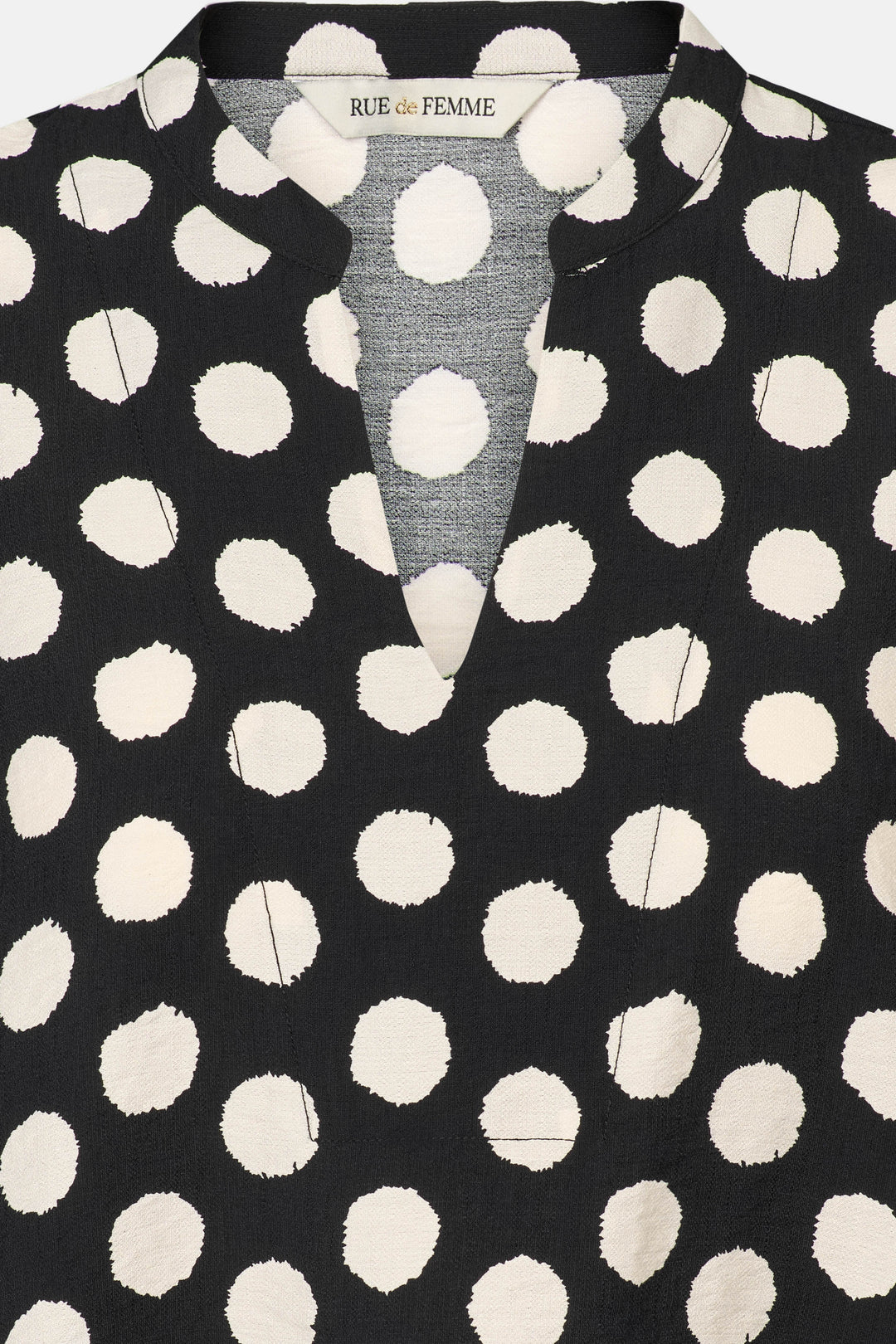 Rue de Femme RDFArmelle langærmet bluse BLOUSE Sort