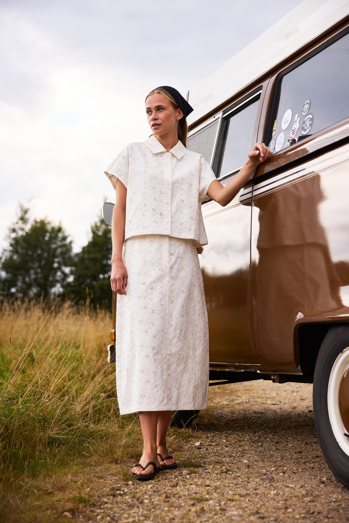 Rue de Femme RDFBeryl nederdel SKIRTS 01 White