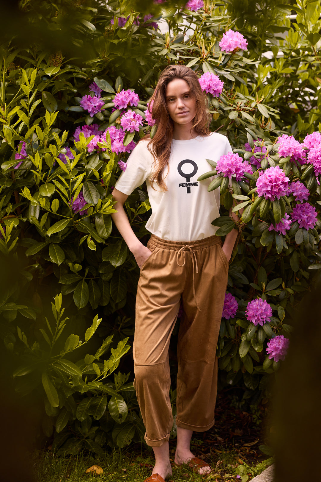 Rue de Femme RDFCameronia bukser TROUSERS 535 Khaki