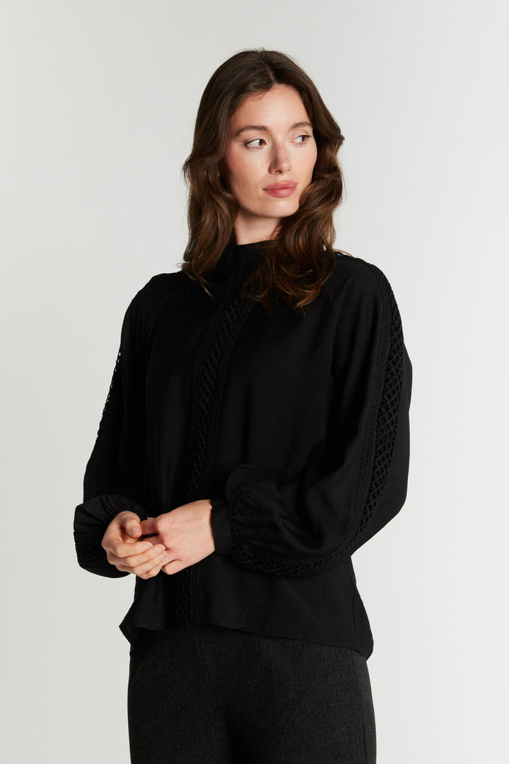 Rue de Femme RDFCandide skjorte SHIRTS Sort