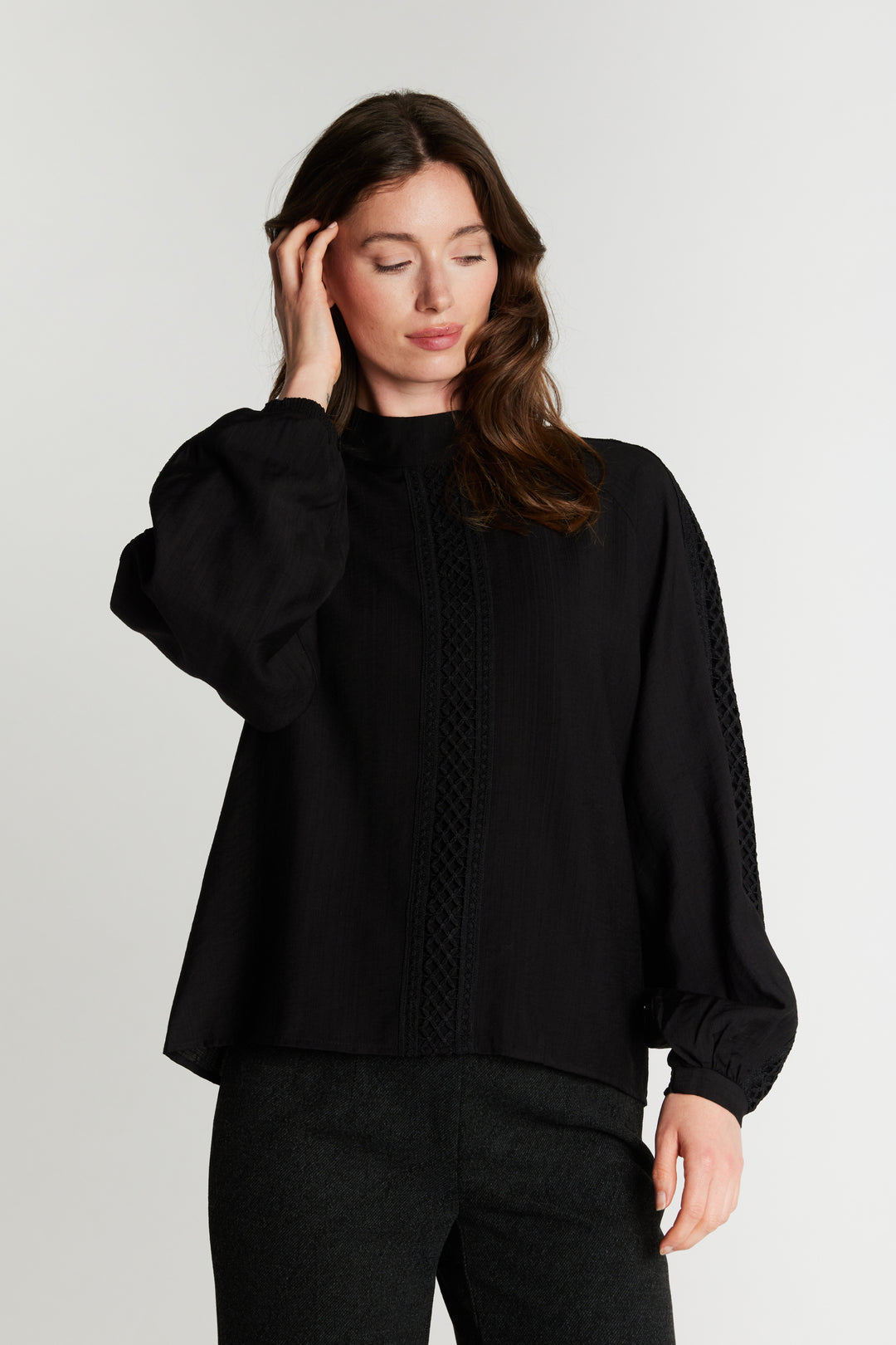 Rue de Femme RDFCandide skjorte SHIRTS Sort