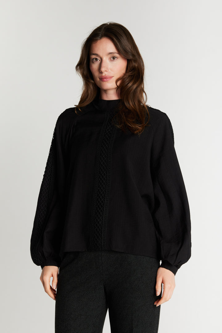 Rue de Femme RDFCandide skjorte SHIRTS Sort